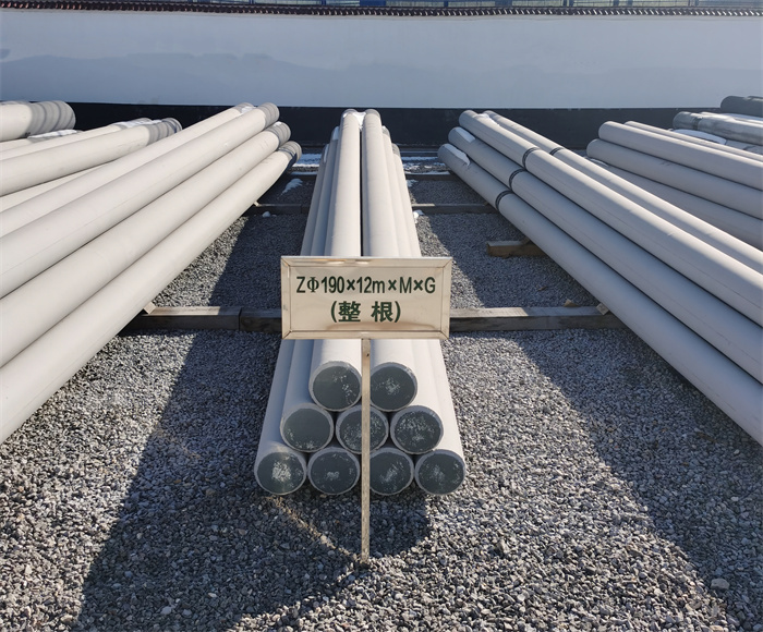 嘉祥190×12米钢筋混凝土水泥电线杆